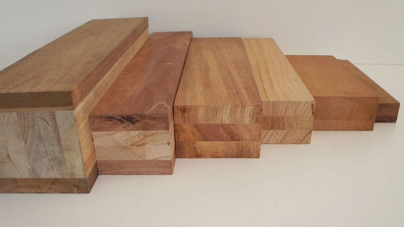 Verlijmde raamkepers (product tropisch hardhout) - Denderwood